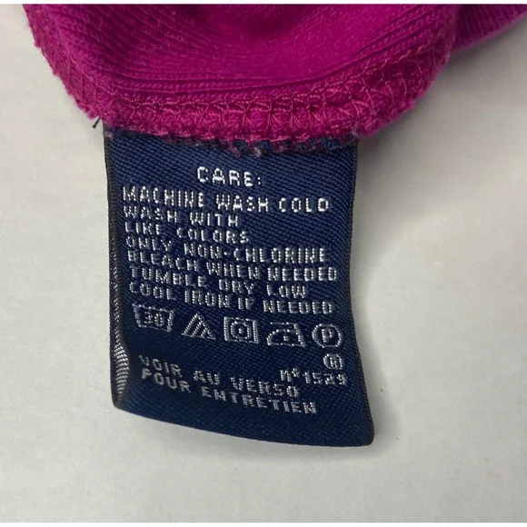 Ralph Lauren Sport Magenta Long Sleeve Crew Neck T Shirt Pony Logo Size M - Picture 5 of 12